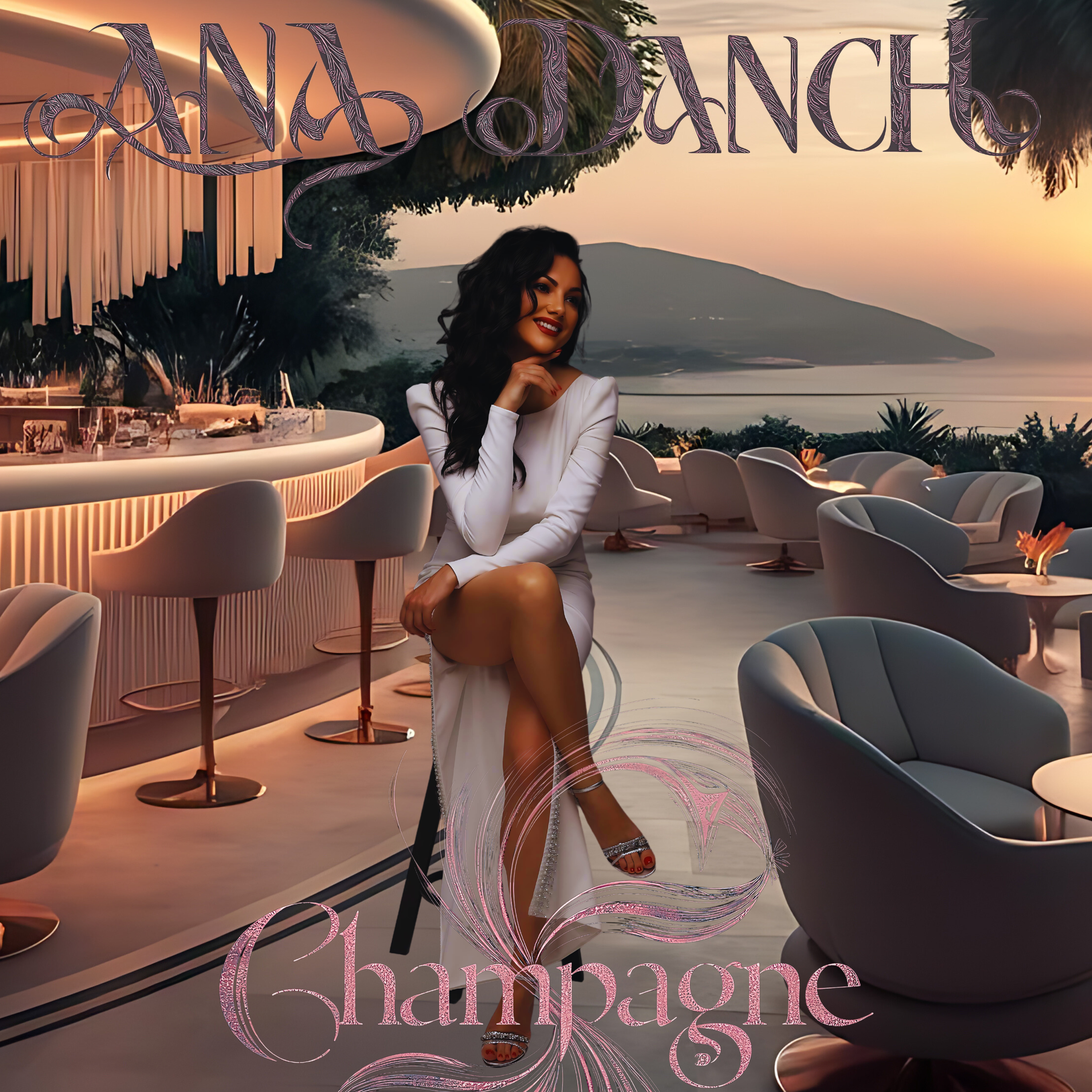 Official cover artwork for the single Champagne by Ana Danch