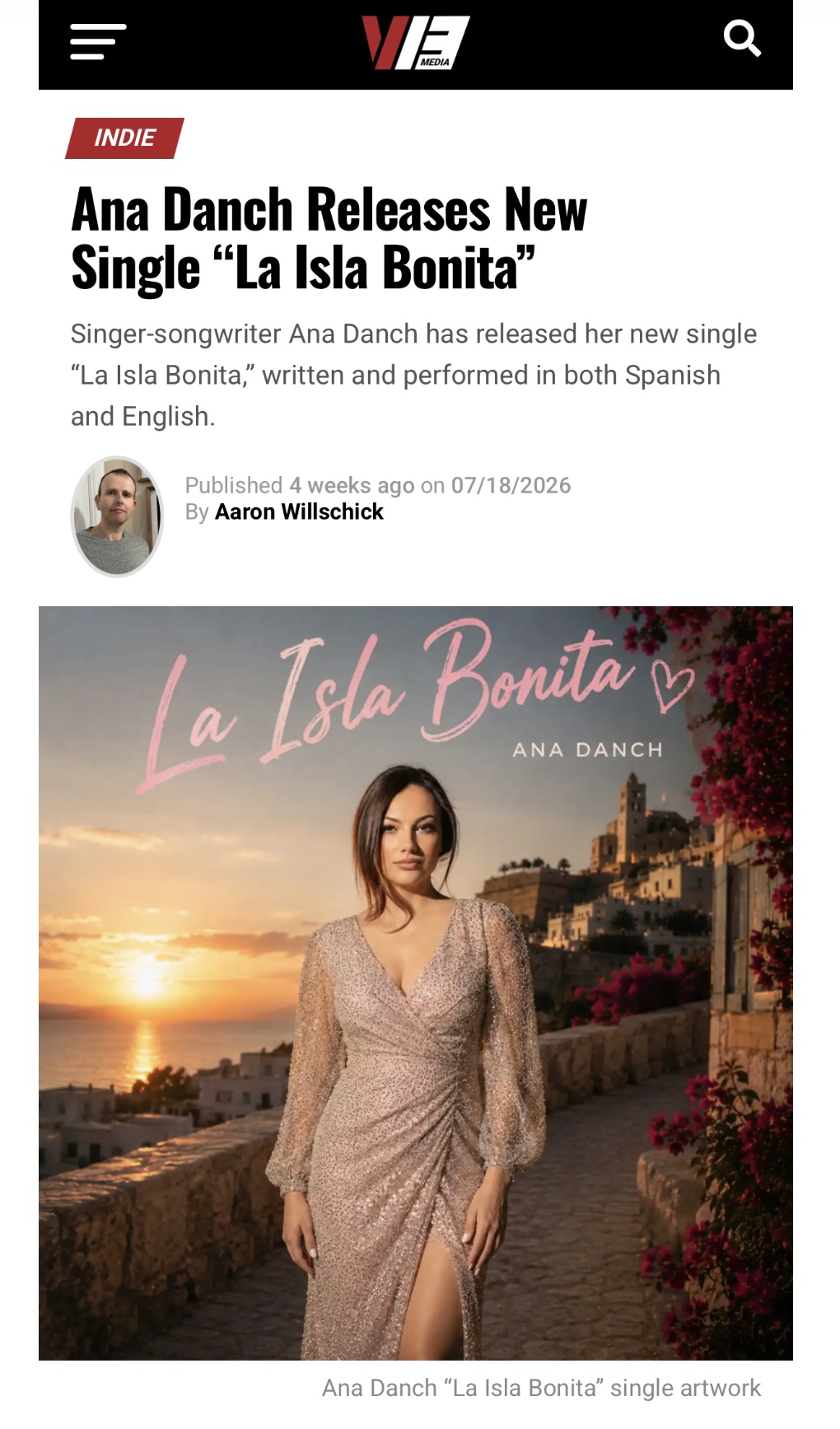 V13 Media – Ana Danch – La Isla Bonita (2026)